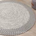 big pp braided round indoor outdoor carpet rug
